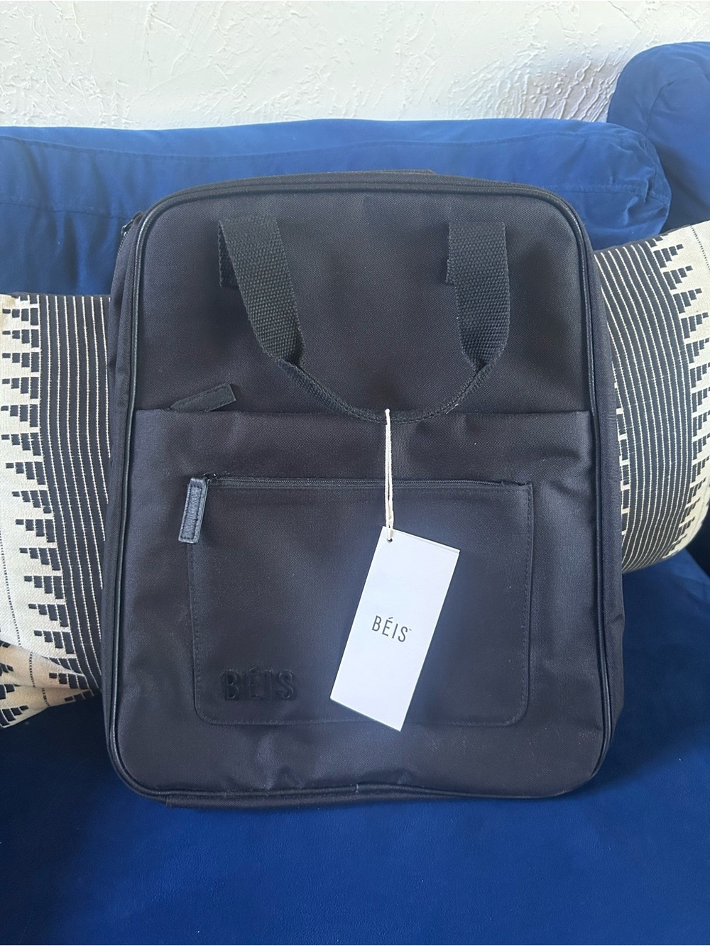 BEIS The Expandable Backpack in Black